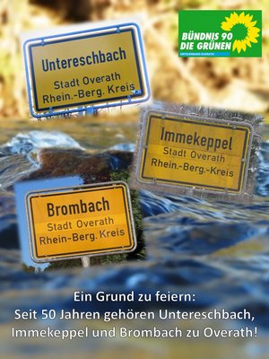 Ortschilder Untereschbach, Bromberg und Immekeppel